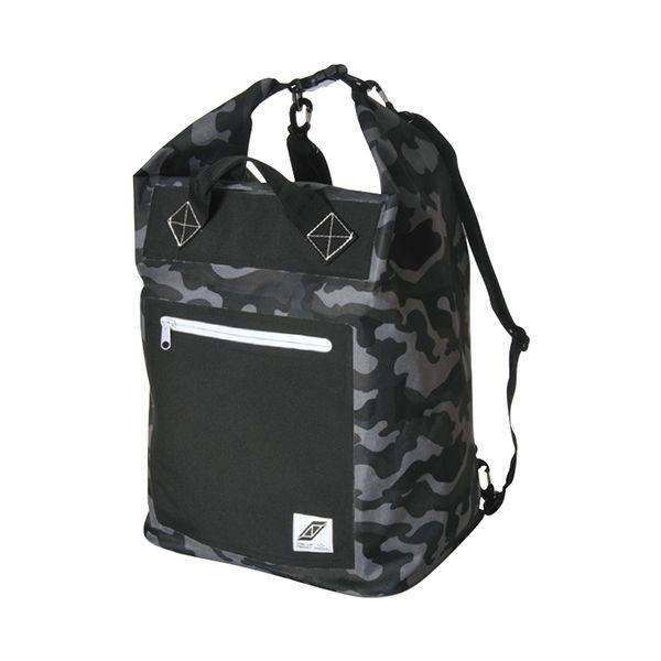 4977292970600 SK11 防水バックパック PVC SWP－BPメイサイグレー 迷彩グレー 藤原産業