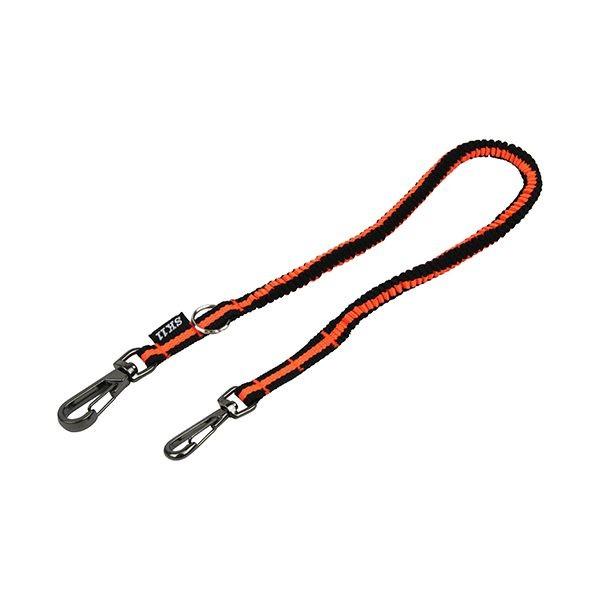 4977292974097 SK11 布製安全コード1KGフック SNSC－1－H－LOR 蛍光オレンジ 1コ入セーフティーコード