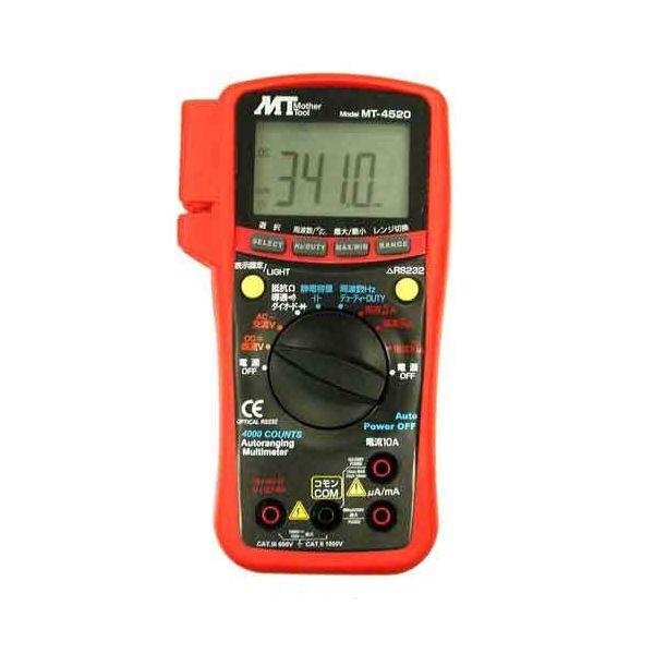 4986702202040 MT PC対応デジタルマルチメータ MT－4520 マザーツール MotherTool