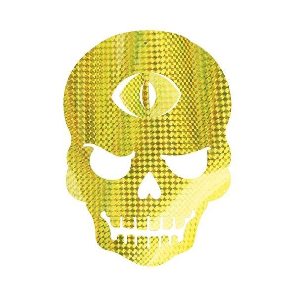 4989586230673 龍宝丸 3枚入 踊るガイコツ K－007 3枚入ー踊るガイコツ キラキラシート キラキラバリアシート