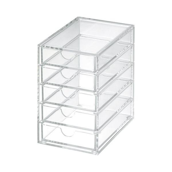 スマイル アクリル収納ケース5段 アクリル小物ケース アクリル収納ケース5段 Ed 測定器 工具のイーデンキ 通販 Yahoo ショッピング