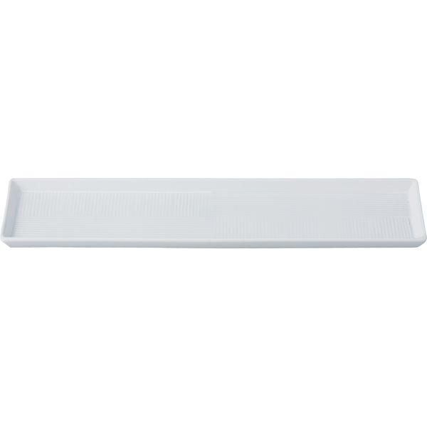 西海陶器 12833 【3個入】 白磁市松 フルーツプレート