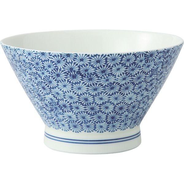 西海陶器 13926 【3個入】 亀甲紋 くらわんか丼 青