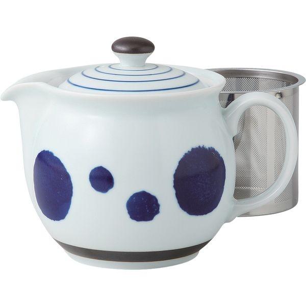 西海陶器 14049 丸紋ライン SSナイスポット 波佐見焼 450ml ll 丸紋ラインSSポット 波佐見焼丸紋ライン