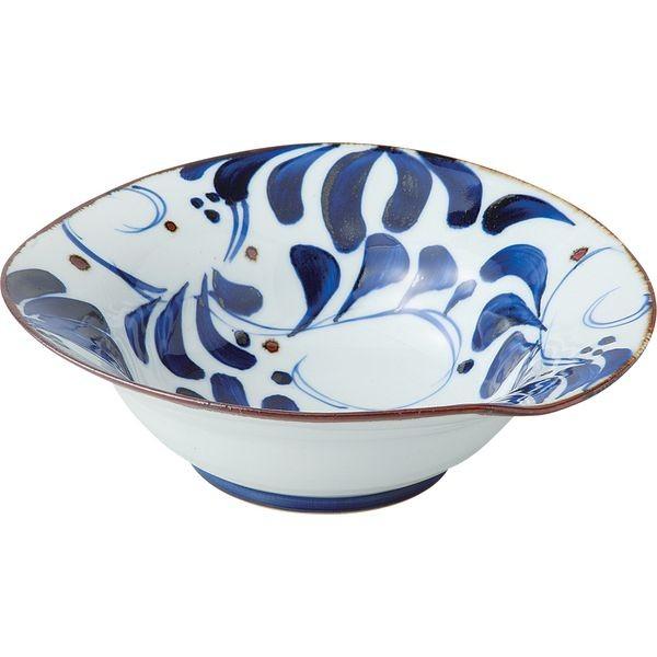 西海陶器 14502 karakusa なぶり大鉢 波佐見焼 翔芳窯karakusaなぶり大鉢 K85-14502