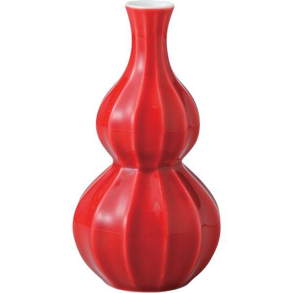 西海陶器 14804 【2個入】 赤釉 面取ひさご型徳利