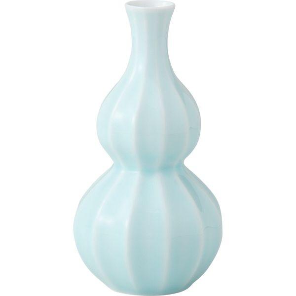 西海陶器 14805 【2個入】 青磁釉 面取ひさご型徳利