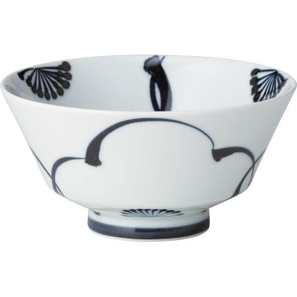 西海陶器 18157 すゑひろ碗 梅花 L 波佐見焼 福峰陶苑すゑひろ碗 有田焼としても流通 電子レンジ使用可 ご飯茶碗 はさみ焼