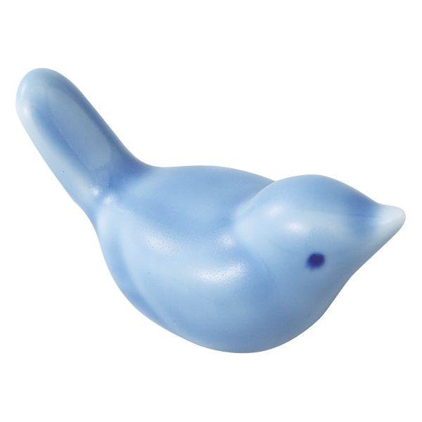西海陶器 40021 【5個入】 ことり 箸置 ブルー