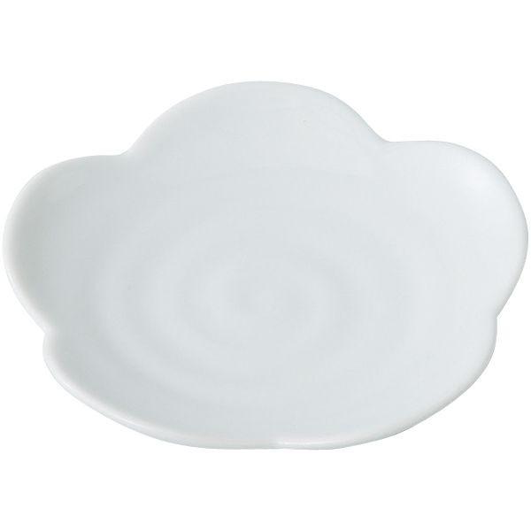 西海陶器 68848 【5個入】 白 花型豆皿