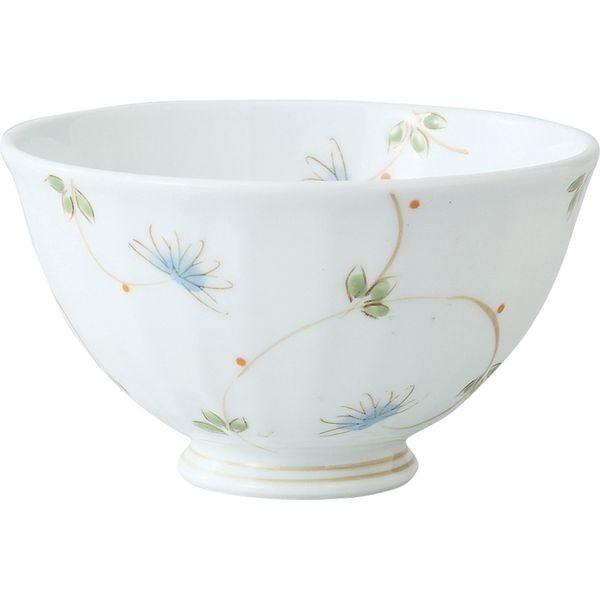 西海陶器 72808 【5個入】 はるか 軽量飯碗 緑・大