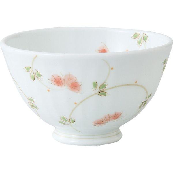 西海陶器 72809 【5個入】 はるか 軽量飯碗 赤・小