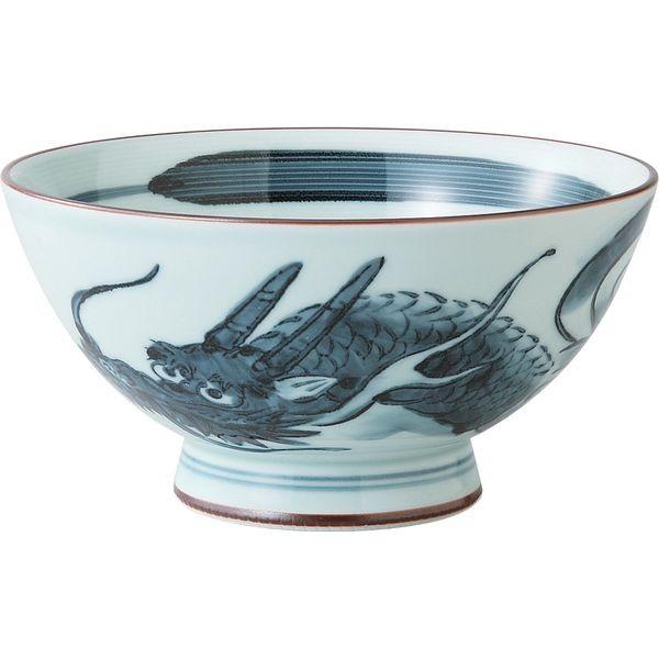 西海陶器 73383 【3個入】 龍絵 飯碗 特大