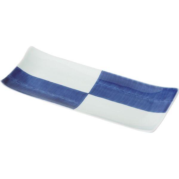 西海陶器 73432 【3個入】 市松 長角皿