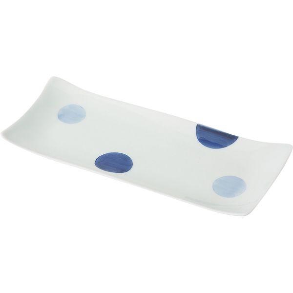 西海陶器 73433 【3個入】 二色丸紋 長角皿