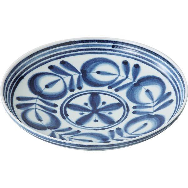 西海陶器 73508 【5個入】 モダンブルー プレート L