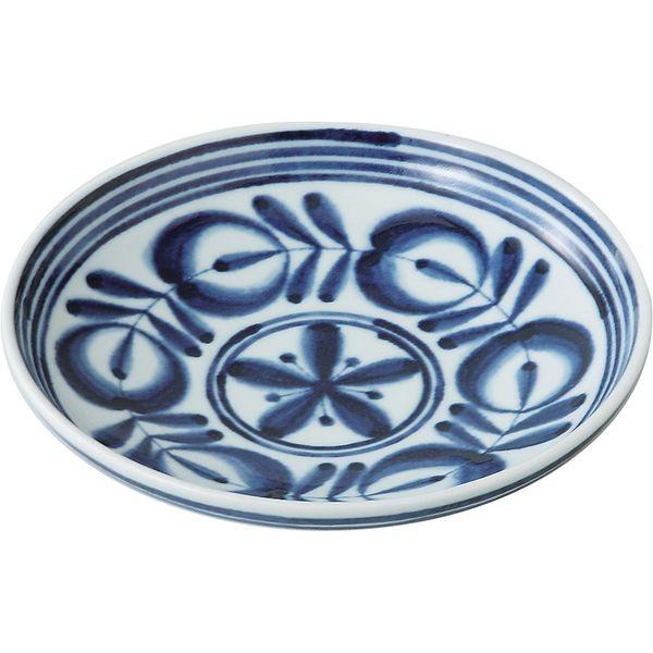 西海陶器 73509 【5個入】 モダンブルー プレート M