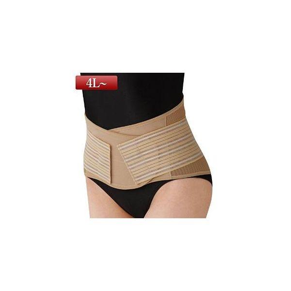 4985697221487 薄くても腰をしっかり支えるコルセット モカ 4L－5L【キャンセル不可】 24-3871-02