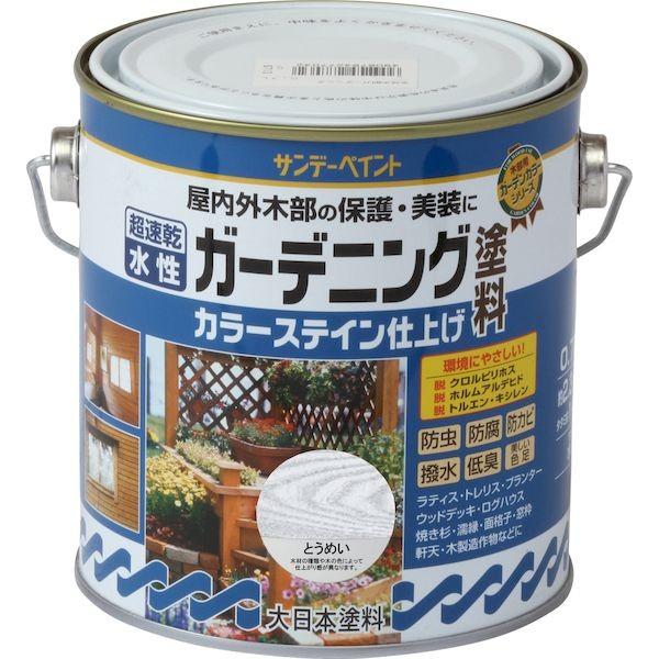 サンデーペイント 4906754265206 水性ガーデニング塗料カラーステイン とうめい 700M 透明