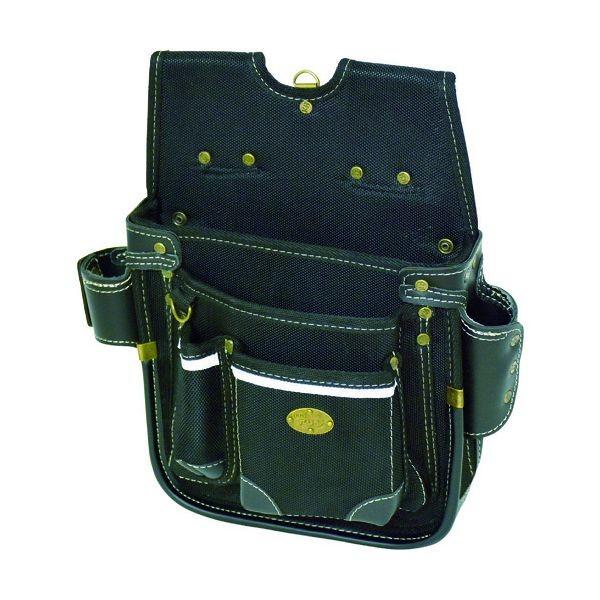 基陽 1307BZK KH 超気密 釘袋B型 ブラック ネイルバッグ ストロングアリン 超高密ネイルバックB型 17713