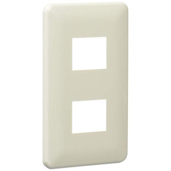 パナソニック電工 Panasonic WN6002W010 フルカラ－モダンプレ－ト 2コヨウ ミルキーホワイト モダンプレート