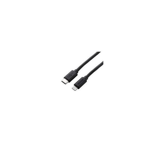 エレコム ELECOM MPA-CLY12BK USB C－Lightningケーブル／やわらか／1．2m／ブラック MPACLY12BK