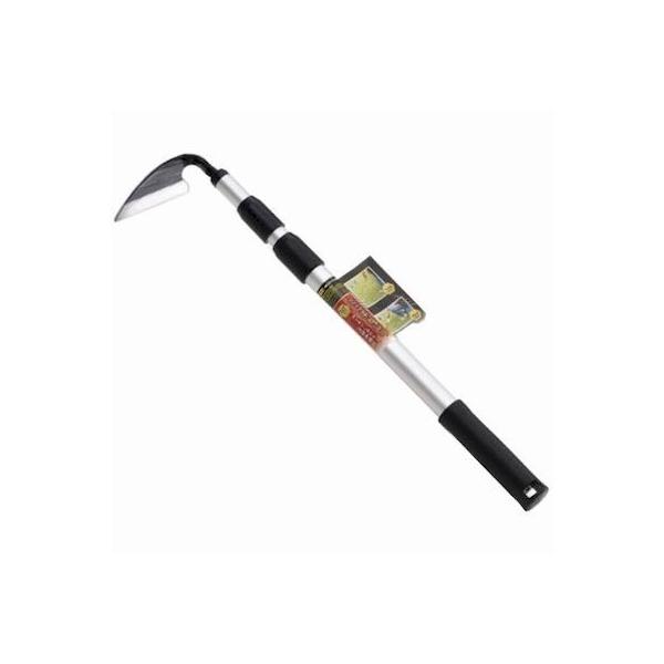 カネコ総業 4989921935546 軽いアルミ製 3段伸縮式 ミニ平ねじり鎌