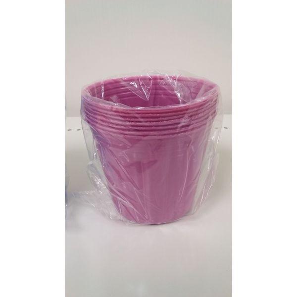 明和 4580166882833 カラーポリポット ピンク9cmx10P ＃6501