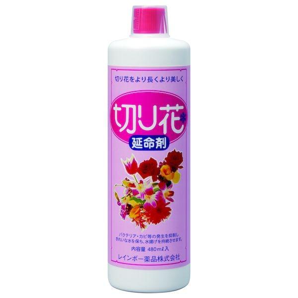 レインボー薬品 4903471171018 切り花延命剤 480ML