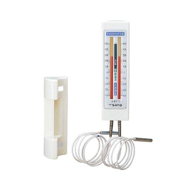 4974425057207 佐藤計量器製作所 冷蔵庫用温度計 チェッカーメイトII 二針－40～50℃ SATO 2針型
