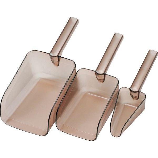 4977544160346 本間冬治工業 ポリカ氷スコップ 万能スコップ 中 HF－603BK 弁慶 ポリカーボネイト