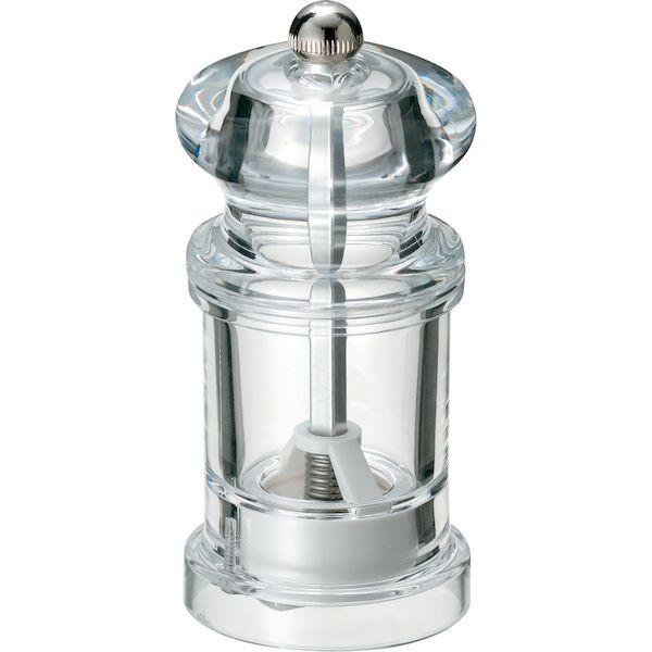 4521540202984 佐藤金属興業 アクリルペッパーミル S アクリルペパーミル SALUS 胡椒挽き ペッパーミルS