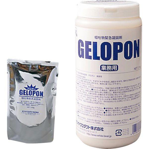 【予約受付中】【12月中旬頃入荷予定】4907887630411 ホワイトプロダクト ゲロポン 業務用 950g No．182－W 嘔吐物緊急凝固剤 KGL1401