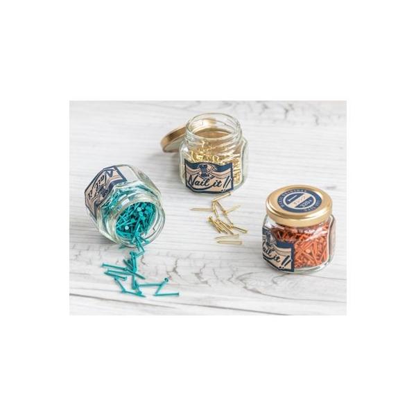 若井産業 WAKAI NB70015 ネイルイット 釘 瓶入り ＃17×19 イエロー 320入 釘17x19瓶 SANGYOU