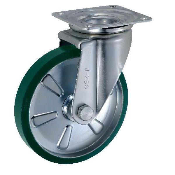 岐阜産研工業 ウカイ SUIJ-250 Jタイプ キャスター サイズ250mm 鋼板製ウレタンゴム SUIJ250