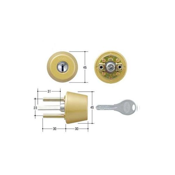 GOAL ゴール V-AD 5 (21) 扉厚30-43MM 取替用シリンダー VAD5(21)扉厚3043MM