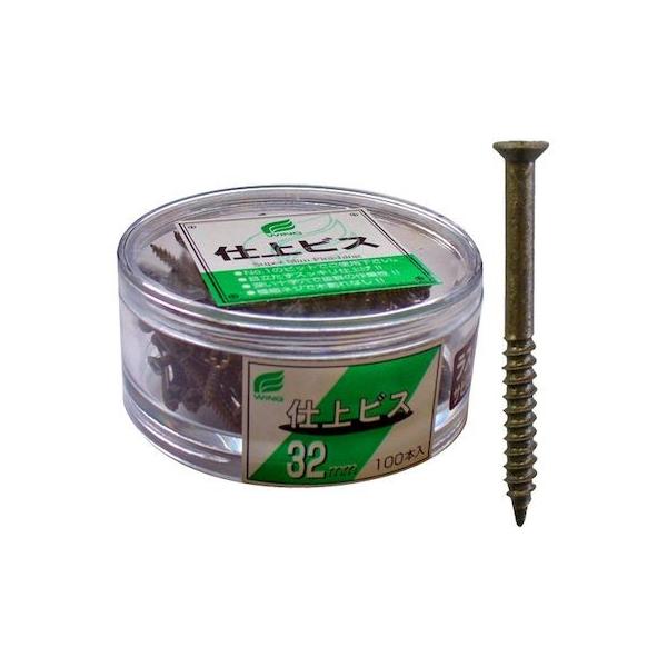 ウイング 4938780071261 7126 仕上ビス ラウンドケース入 ブロンズ 2．5×45mm 50入