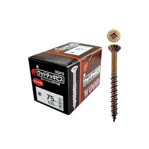 ウイング 4938780074316 7431 鉄・ウッドデッキビス 5．5×45mm 100入