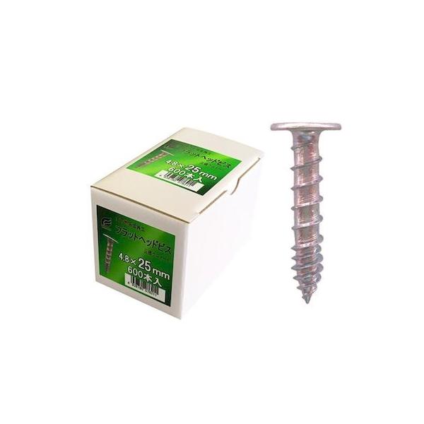 ウイング 4938780076228 7622 フラットヘッドビス 箱入 4．8×30mm 500入