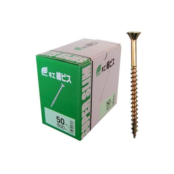 ウイング 4938780093164 9316 木工細ビス 箱入 3．3×50mm 500入