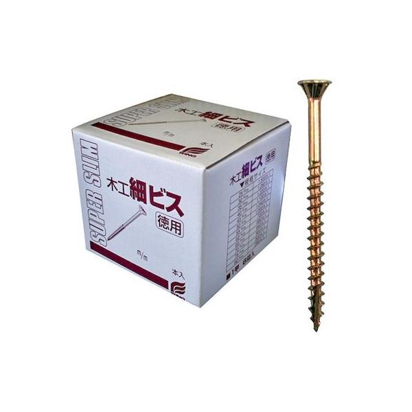 ウイング 4938780093331 9333 木工細ビス 徳用箱入 3．8×75mm 250入