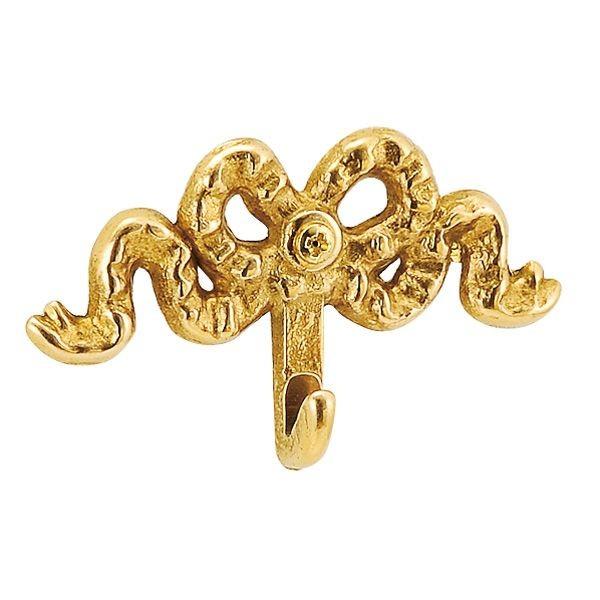 ゴーリキアイランド 610988 真鍮製フック フォトフレーム用 金色 リボンSタイプ 真鍮 コートフック アンティーク レトロ