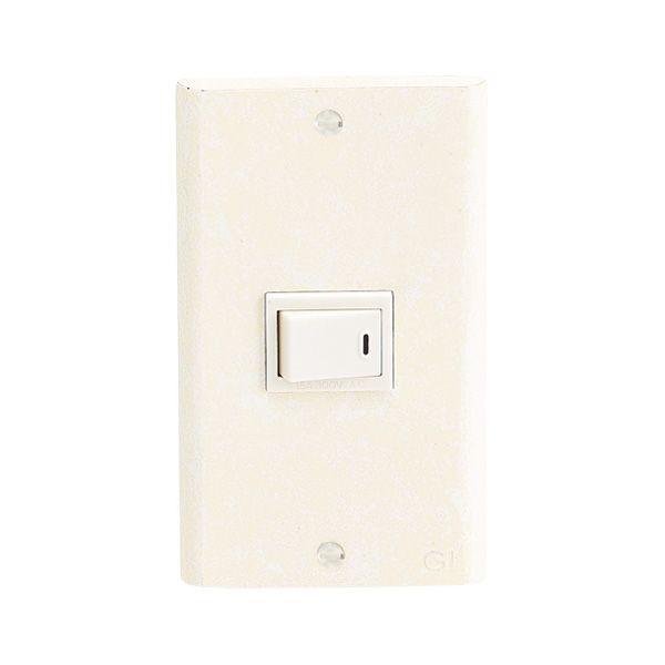 ゴーリキアイランド 790091 真鍮製スイッチプレート フルカラーシリーズ用 PL01 古白色 真鍮 スイッチカバー