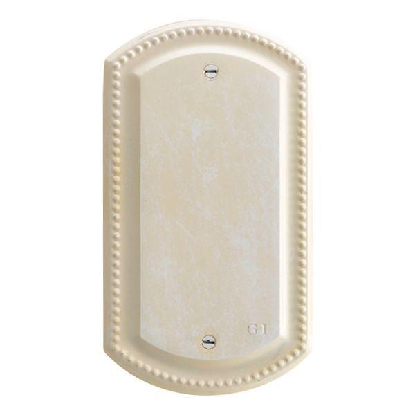 ゴーリキアイランド 790100 真鍮製スイッチプレート フルカラーシリーズ用 PB00 古白色 真鍮 スイッチカバー