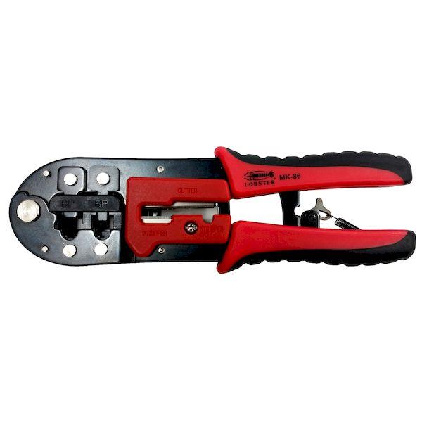 ロブテックス MK86 モジュラー圧着工具 エビ MK-86 モンジュラー圧着工具 ロブスター モジュラー用 配管工具 電設工具
