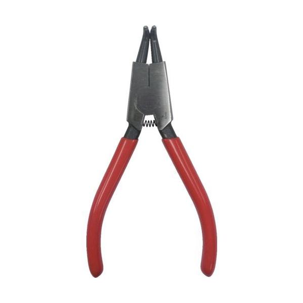 ロブテックス OB125 スナップリングプライヤー 軸用・曲爪 全長１４５ｍｍ エビ スナップリングプライヤー 軸用・曲爪 全長１４５ｍｍー