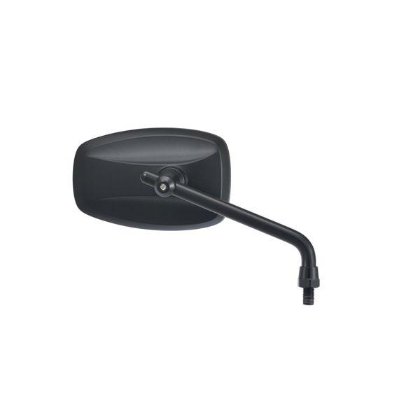 デイトナ DAYTONA 15405 ハイビジミラー PARALLEL M10 ブラック／ロー 新保安基準適合外 M10正ネジ