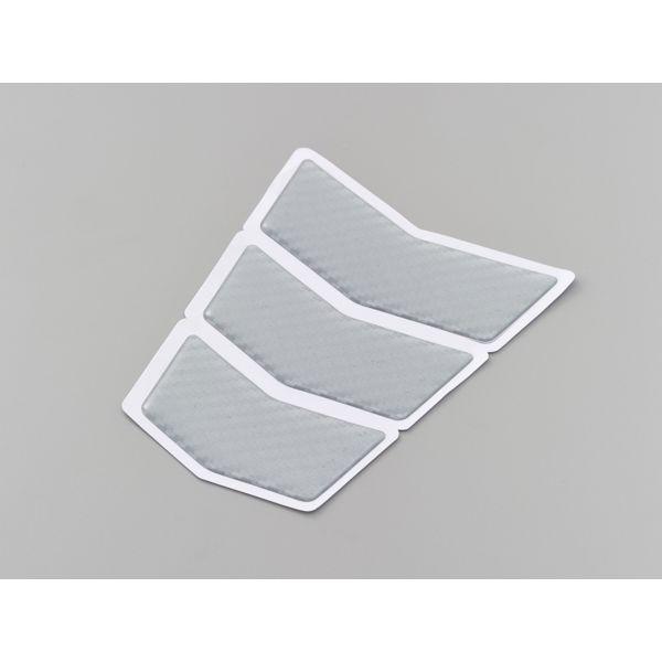 デイトナ DAYTONA 15585 タンクパッド ポッティングタイプ 3ピース L Lサイズ シルバーカーボン調