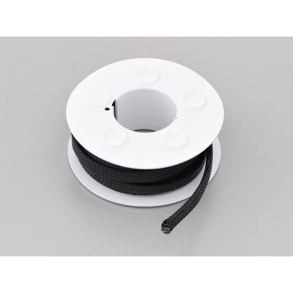 デイトナ DAYTONA 16043 メッシュスリーブ 内径φ6 ブラック 5Mロール 6mm 16043メッシュスリーブ