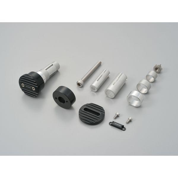 デイトナ DAYTONA 16825 バーエンドミラーアダプターウェーブ HIGHSIDER ブラック BK